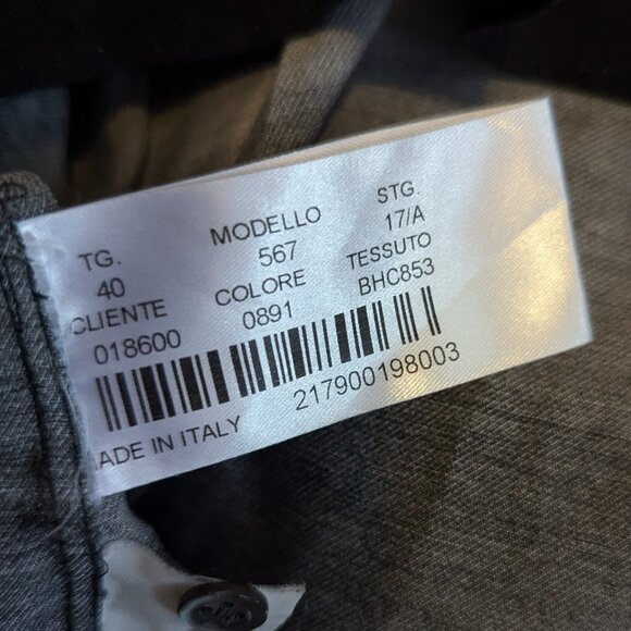 BOGLIOLI - 100% Viscose patterned pull-on shirt - Sz 40 / 15.75 - Picture 8 of 9